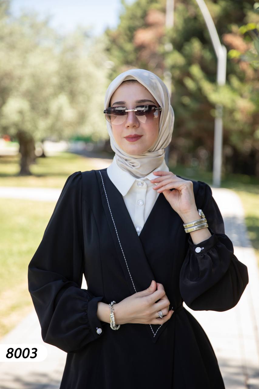 Chemise dress blue cloor Turkish style