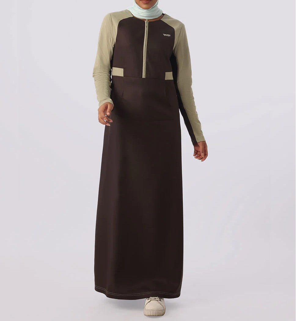Coffee Love Kangaroo Pockets Jilbab