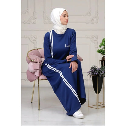 عباية تركية رياضية ( أزرق )