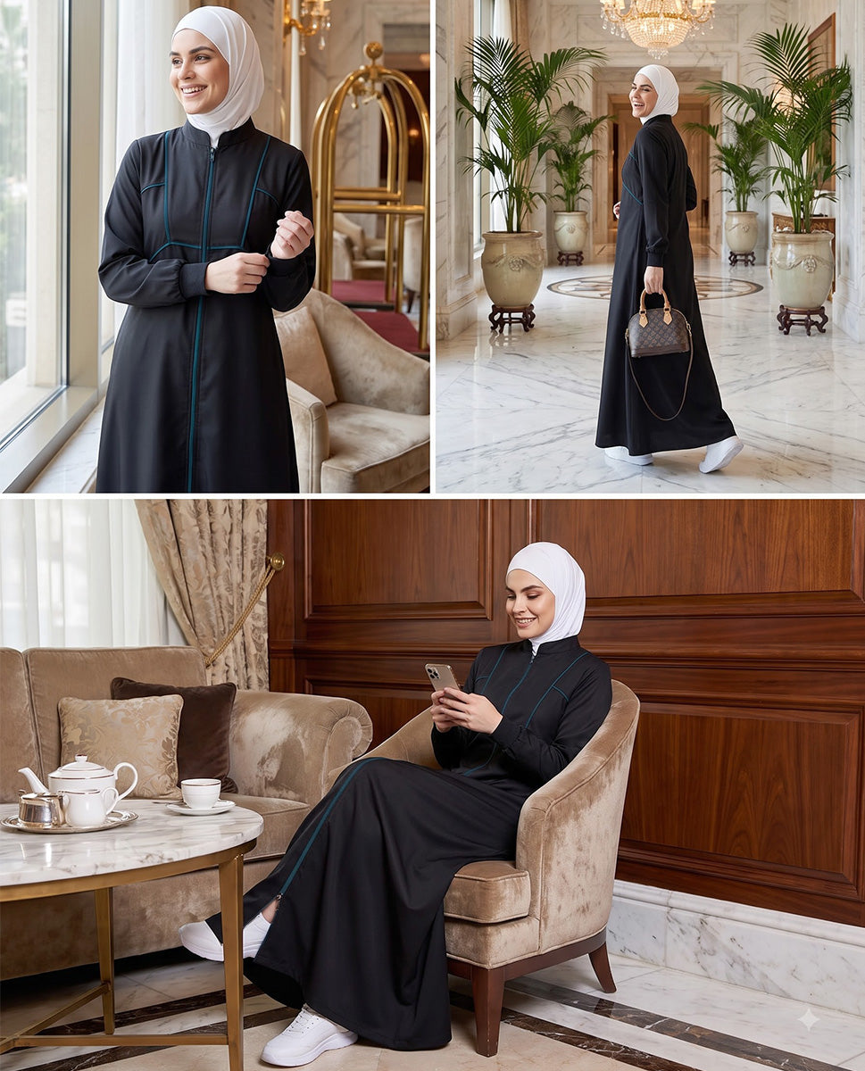 Urban Fusion Jilbab black