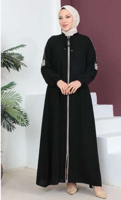 عباية تركية (لون أسود)