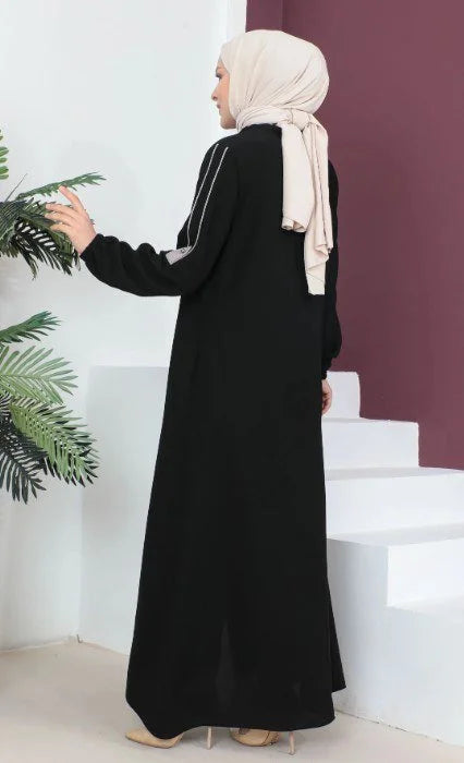 عباية تركية (لون أسود)