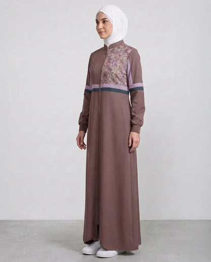 Modest Blush Full Front Open Jilbab ( pre-order)
