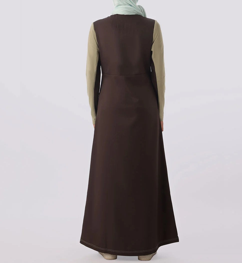 Coffee Love Kangaroo Pockets Jilbab