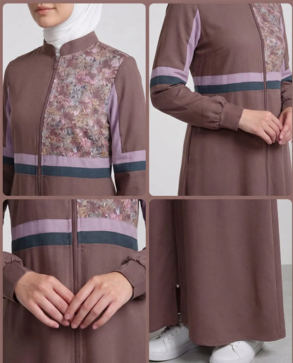 Modest Blush Full Front Open Jilbab ( pre-order)