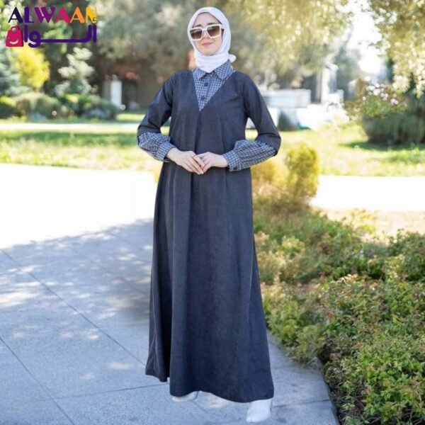 ⁦موديل شتوي راقي لون رمادى⁩ - الصورة ⁦2⁩